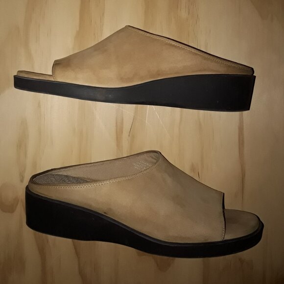 Easy Spirit open toe mules | suede leather upper | womens | Size 7 M - Picture 14 of 14